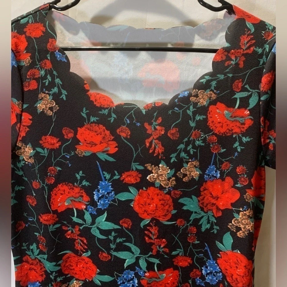 3/$28❤️EMERY ROSE floral, multicolor, print dress, size XL